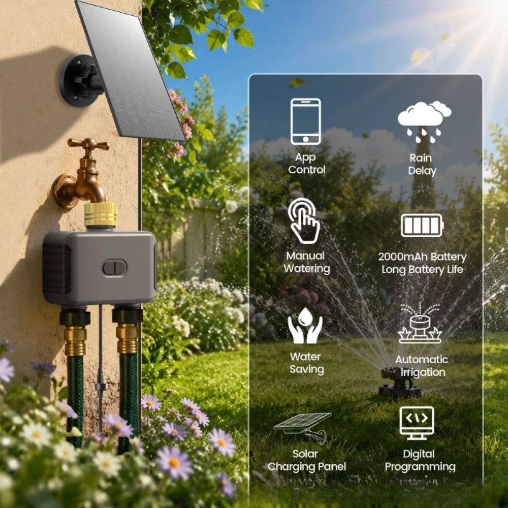 WiFi Dual Outlet Smart Water T - Timer Dual Outlet ulasan dan harga